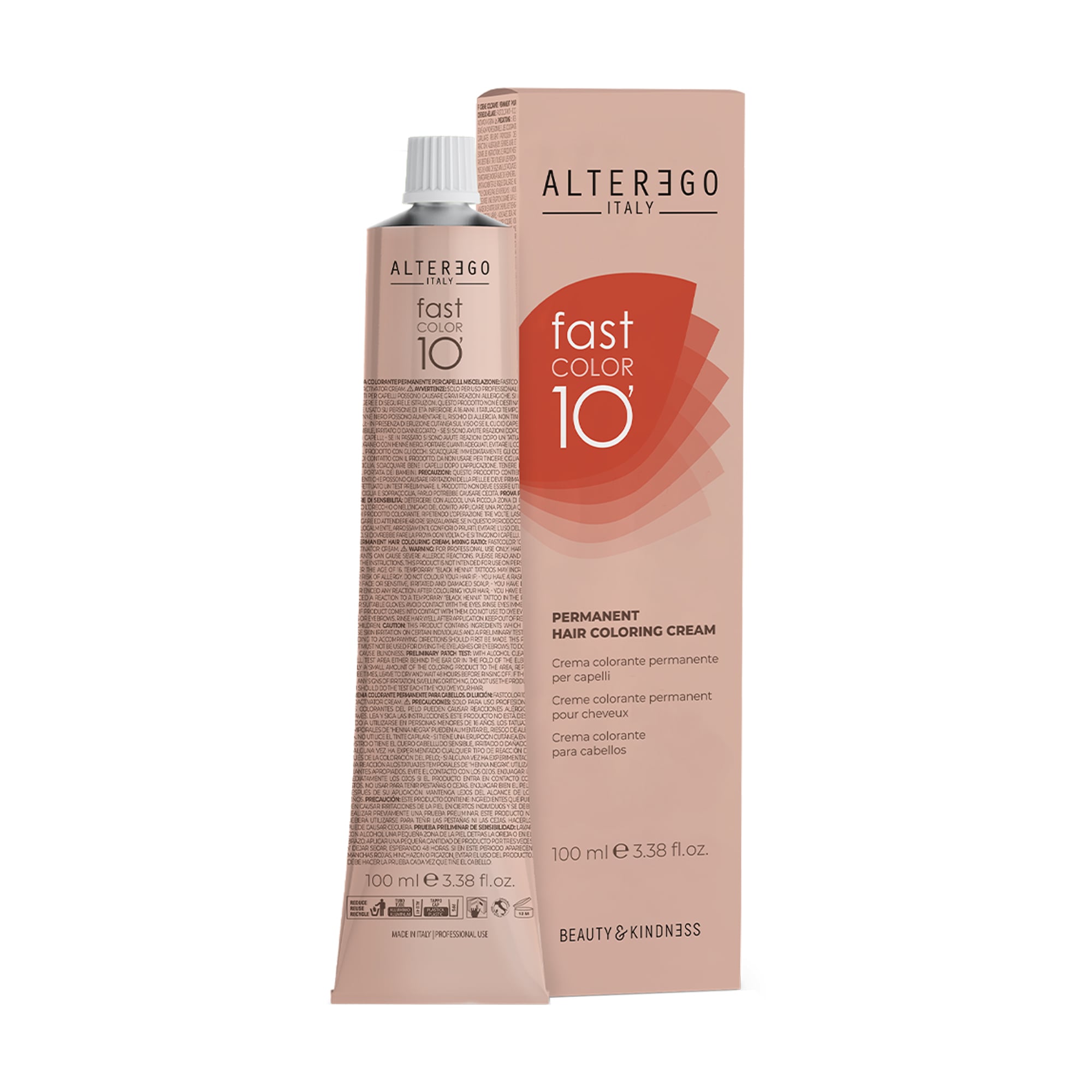 Уцінка! Перманентна крем-фарба для волосся Alter Ego Fast Color 10 Permanent Hair Coloring Cream 6/71, 100 мл